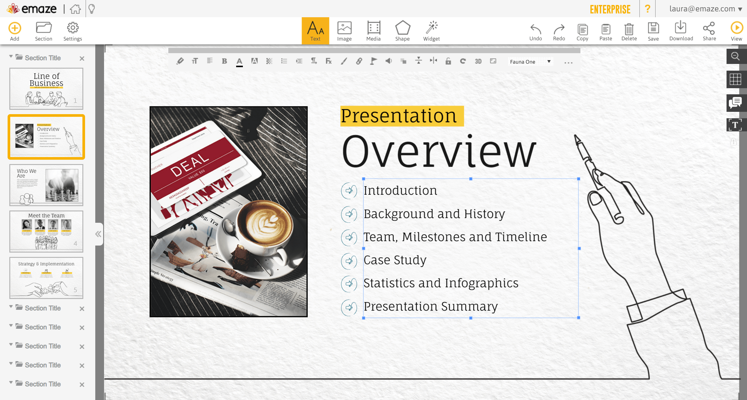 example of online presentation tools